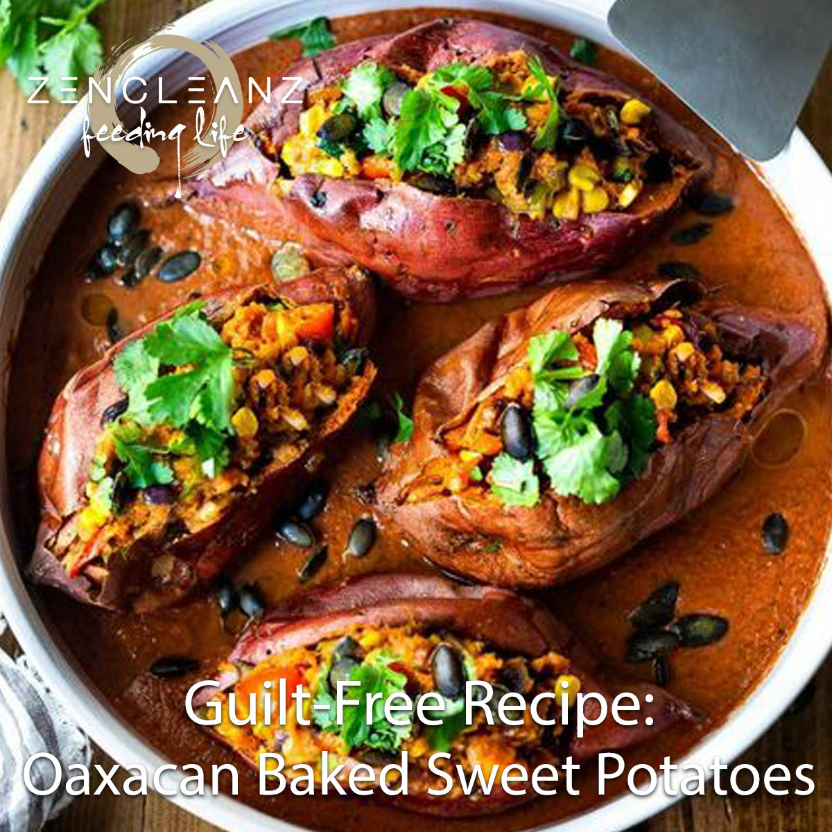 Oaxacan-Style, Baked Sweet Potatoes (From Sylvia Fontaine, Feasting at Home)